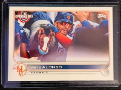 2022 Topps Opening Day - Pete Alonso SSSP Home Run Horse Image Variation Mets - Image 1 of 2