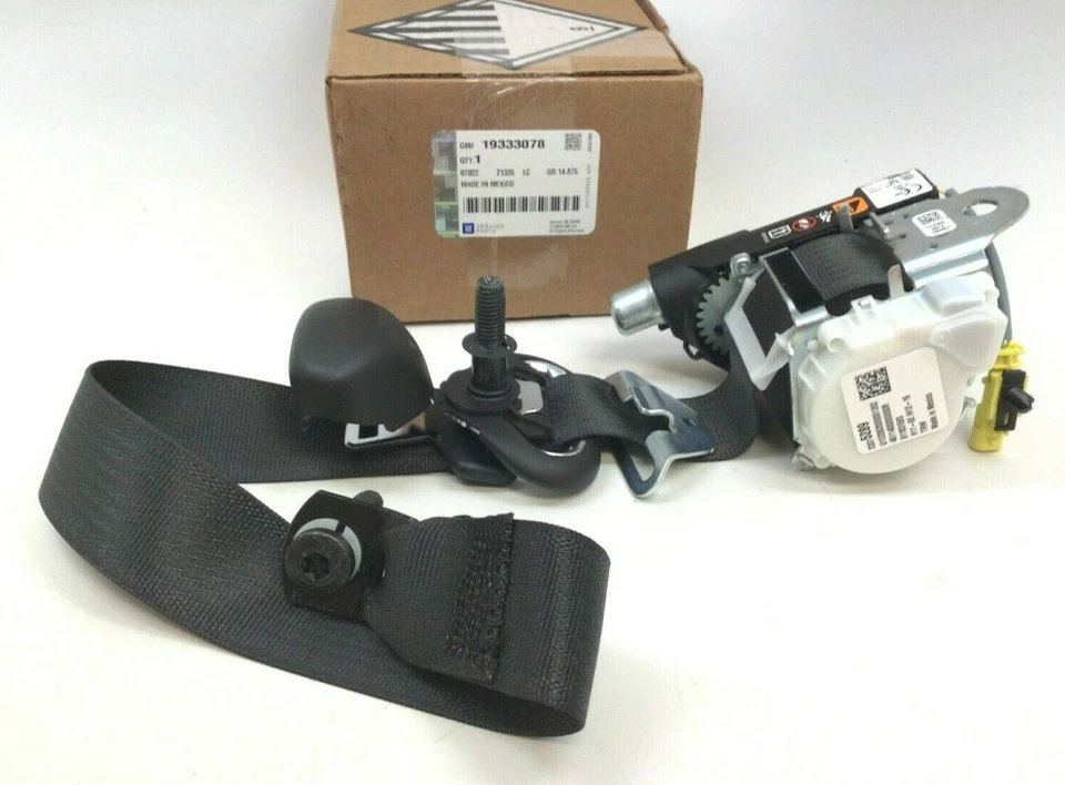 Chevrolet Camaro 2013-2015 cupé kit tensor cinturón de seguridad diestro negro OEM 19333078 Foto 1 de 4