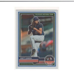 2023 Panini Stars & Stripes USA Baseball #90 Rhett Lowder