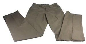 Dockers Men's Pants 34 x 38 Relaxed Fit Flat Front Beige Khaki Dress Pants D4 - Imagen 1 de 14