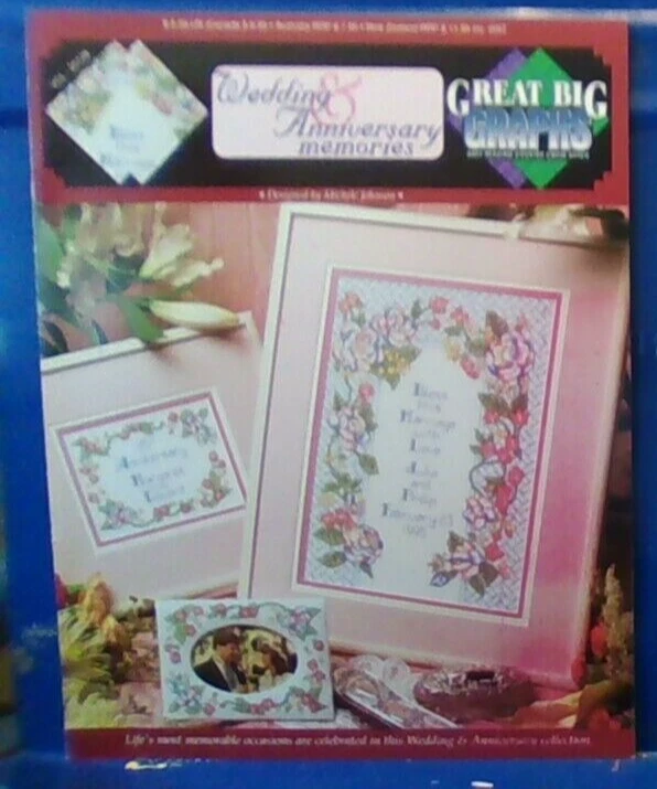 Great Big Graphs Wedding & Anniversary Memories Cross Stitch Pattern - Image 1 of 1