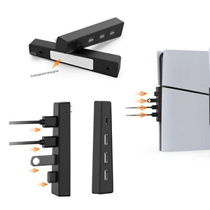 Accesorio de consola de juegos extensor de transmisión de alta velocidad USB 2.0 HUB para PS5 Slim - Imagen 1 de 7