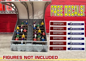 TJR 1/32 Scale Grandstand 3 Building kit w/ full details SCX Carrera Scalextric - Picture 1 of 14