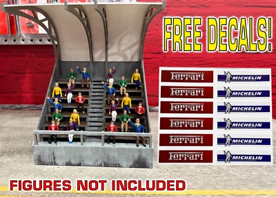 TJR 1/32 Scale Grandstand 3 Building kit w/ full details SCX Carrera Scalextric - Image 1 of 4