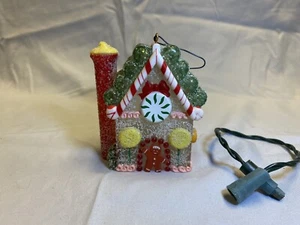 Vintage Hallmark Xmas Lighted Ornament SUGARPLUM COTTAGE 1984 New Other - Picture 1 of 8