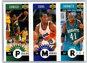 1996 Upper Deck Mini Cards Perkins, Manning, Rice #M99, 155, 168 - Picture 1 of 2