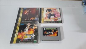 Sega Saturn King of Fighters 95, 96, 97 Japan with KOF95 cartridge