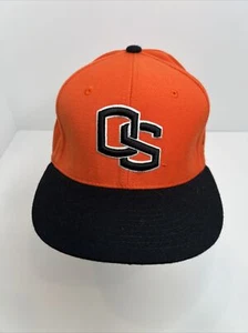 Oregon State OS Beavers Hat, Cap Size  7 1/2 Orange Fitted Cap - Picture 1 of 3