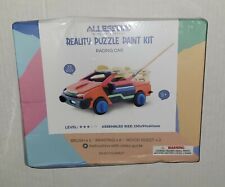 Allessimo Reality 3D Wooden Racing Car Puzzle Model Paint Kit Toys for Kids NEW