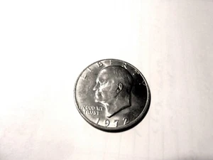 1972 P EISENHOWER DOLLAR Proof like mirror surface Doesn't look circulated - Picture 1 of 2