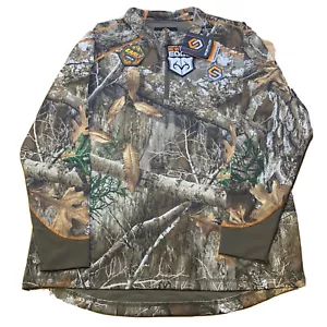 ScentLok Savanna Aero Attack 1/4 Zip Hunting Shirt Realtree Edge Variety Sizes - Picture 1 of 16