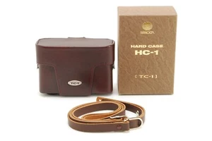 【UNUSED BOX】MINOLTA HC-1 Leather Hard Case Strap for TC-1 Film Camera From Japan - Picture 1 of 8