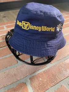 WDW Adult Bucket Hat WALT DISNEY WORLD Navy Blue New 2023 Fishermans Hat - Picture 1 of 7