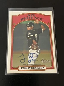 2021 Heritage Minor #ROA-JR Jose Rodriguez Real One Auto - Picture 1 of 2