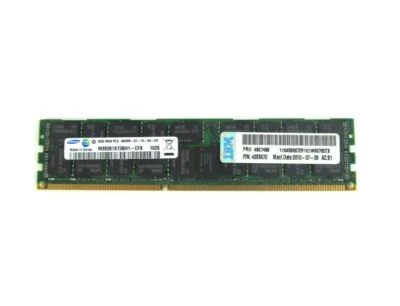 IBM Genuine 8GB 4Rx8 PC3-8500R DDR3 1066 MHz 1.5V ECC REG RDIMM Memory RAM 1x8GB - Image 1 of 2