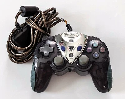 Intec Wired GamePad Controller Game Pad PlayStation 2 PS2 AS IS for PARTS/REPAIR - Image 1 of 2