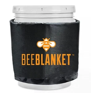 BB05 Bee Blanket 5 gal Pail Heater, Honey/Bucket, 120W, 120V, Gray - Picture 1 of 7