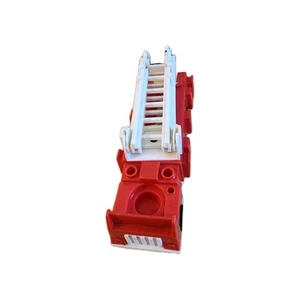 Fisher Price Little People Vintage rot Feuerwehrauto Verlängerungsleiter Kunststoff - Bild 1 von 5