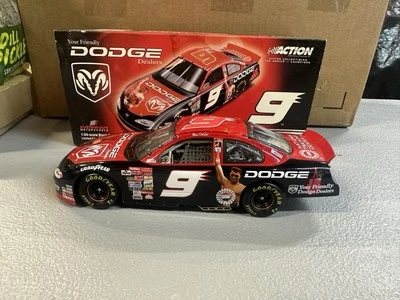 Bill Elliott 2001 Muhammad Ali Dodge Nascar 1/24 Diecast Action Intrepid R/T #9 Foto 1 de 4