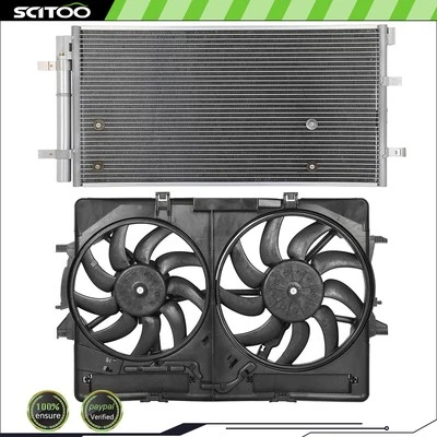 Kit de condensador y ventilador de refrigeración de aire acondicionado apto para Audi Q5 2013 14-2015 Audi S4 2009-2017 Foto 1 de 4