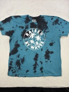Rebel Society Shirt Unisex Raised By Waves tie dyed T shirt Tee Size XL NWOT - Picture 1 of 9