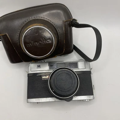 MINOLTA A5 Silver 45mm F2 Rangefinder 35mm Film Camera UNTESTED PARTS GC - Image 1 of 4