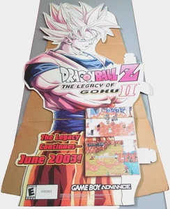 Dragonball Z The Legacy of Goku II Nintendo Gameboy 2003 Videospiel Standee Selten - Bild 1 von 19