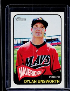 2014 Topps Heritage Minor League #156 Dylan Unsworth High Desert Mavericks - Picture 1 of 2