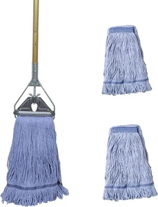 Heavy Duty Commercial Industrial Mop ,58" Looped-End String Wet Cotton Mops for - Picture 1 of 4