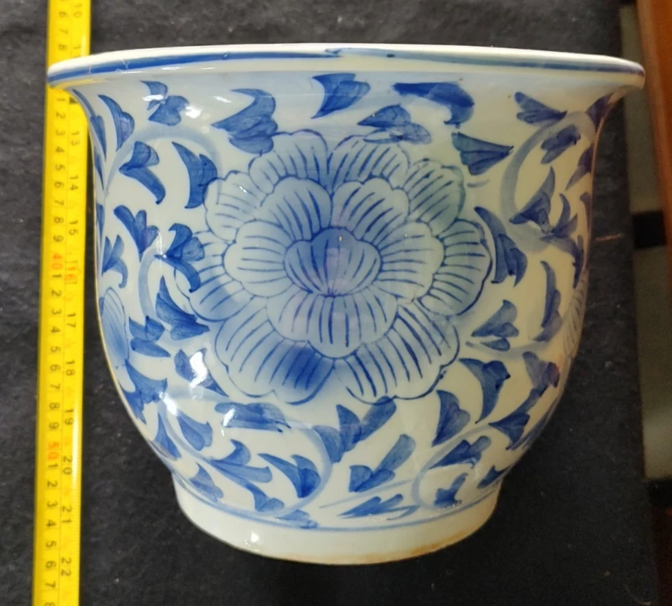 蓝色复古原始1900-1940 中国古董花瓶| eBay