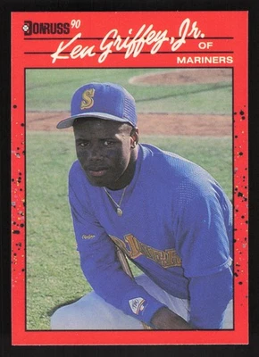 1990 Donruss Ken Griffey Jr #365 No. After Inc in the Copyright on Back - Imagem 1 de 2