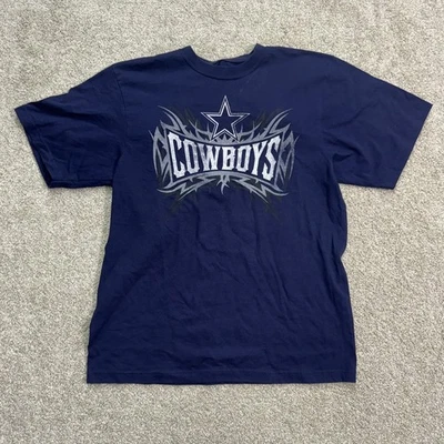 Dallas Cowboys T Shirt Mens Large Navy Blue NFL Football Team Apparel - Image 1 of 4