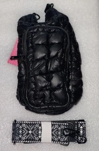 Bolso Bandolera Simply Southern Puff Portabotellas Hombro Negro Nuevo - Imagen 1 de 4