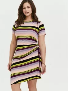Vestido Torrid Multi Rayas Cordón Nuevo con Etiquetas Nuevo 2X - Imagen 1 de 8