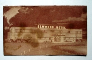 Vtg 1950 Elmwood Hotel Supper Club, Windsor Ontario Canada, Advertising Postcard - Picture 1 of 3
