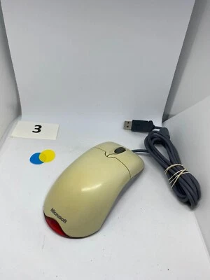 Microsoft Optical USB and PS/2 Compatible Wheel Mouse X08-71118 Tested & Working - Image 1 of 3