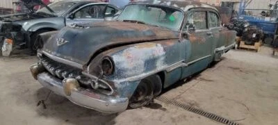 Columna de dirección Desoto 1954 azul 1016089 Foto 1 de 4