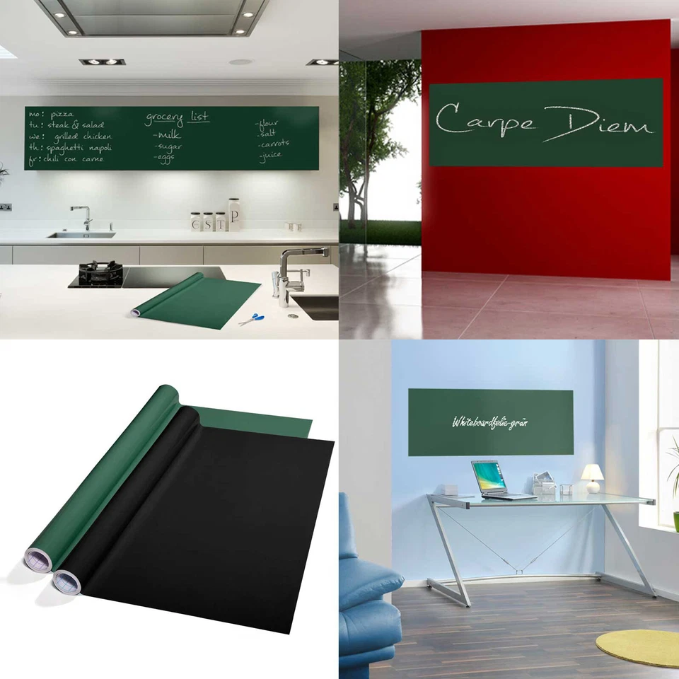 Wandtattoo Tafelfolie Kreidefolie Wandaufkleber Wandsticker Selbstklebend Folie - Bild 1 von 2