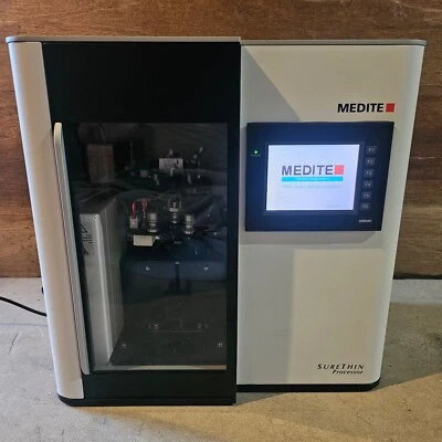 Procesador de diapositivas automatizado Medite SureThin de capa delgada citología capa delgada Pap GUERRA Foto 1 de 4