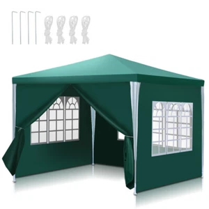 Pavillon Luxus Marktstand Pavilon Gartenzelt stabilem Partyzelt 3x3m/3x6m - Bild 1 von 20