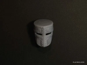 Casco Yelmo completo Impresión 3d resina gris - Sin pintar - Escala Playmobil - Imagen 1 de 5