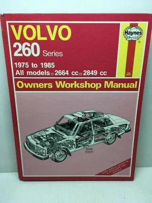 Haynes Volvo 260 Serie 1975 A 1985, Tutti I Modelli 2664cc 2849cc 26 - Immagine 1 di 4
