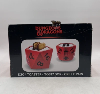 Uncanny Brands Dungeons & Dragons Heiligenschein Toaster - Toastet D&D Logo auf Ihrem Brot - Bild 1 von 4