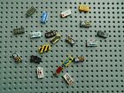 Lego Lot of 20 1x2 Tiles with printed pattern design combine shipping to save b