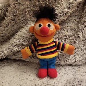Vintage 1997 Tycho Multicolor Sesamstraße Ernie Plüschtier 15 cm - Bild 1 von 4