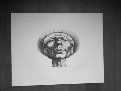 Rudolf Hausner Signierte Lithographie von 1969 - Adam wohlbehütet   - Bild 1 von 3