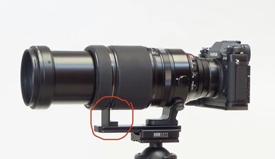 Fujifilm Fujinon XF 100-400mm F4.5 5.6 R LM OIS WR, 2nd Support bracket - Image 1 of 4