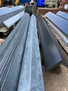 Galvanised Edge capping 5 inch x 5 inch 8ft long 90 degree .... Barge Board. - Picture 1 of 5