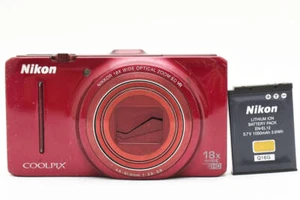 Junk - Nikon COOLPIX S9300 Red Power-on Test Confirmed Only From Japan - Picture 1 of 9