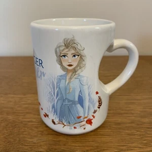 Disney Frozen 2 Elsa and Anna Stronger Together Heart Handle Coffee Coco Mug Zak - Picture 1 of 6
